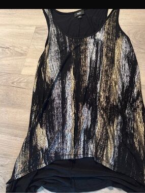 gold tank top